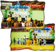 turma da manhã em palco - detalhe